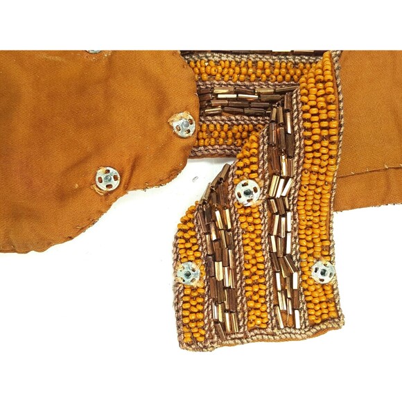 Gorgeous Antique Art Deco Flapper Handmade Beaded Belt-Vintage 1920\'s AS-IS main image 5